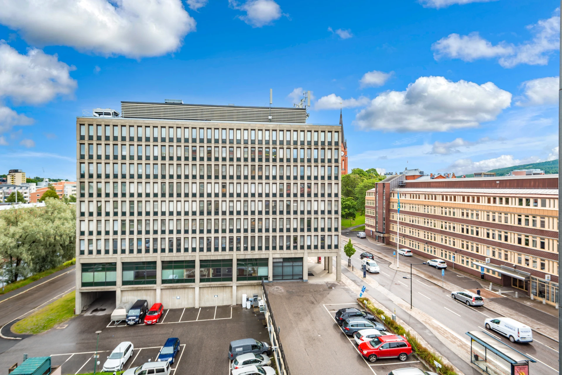 Utsikt från balkongen