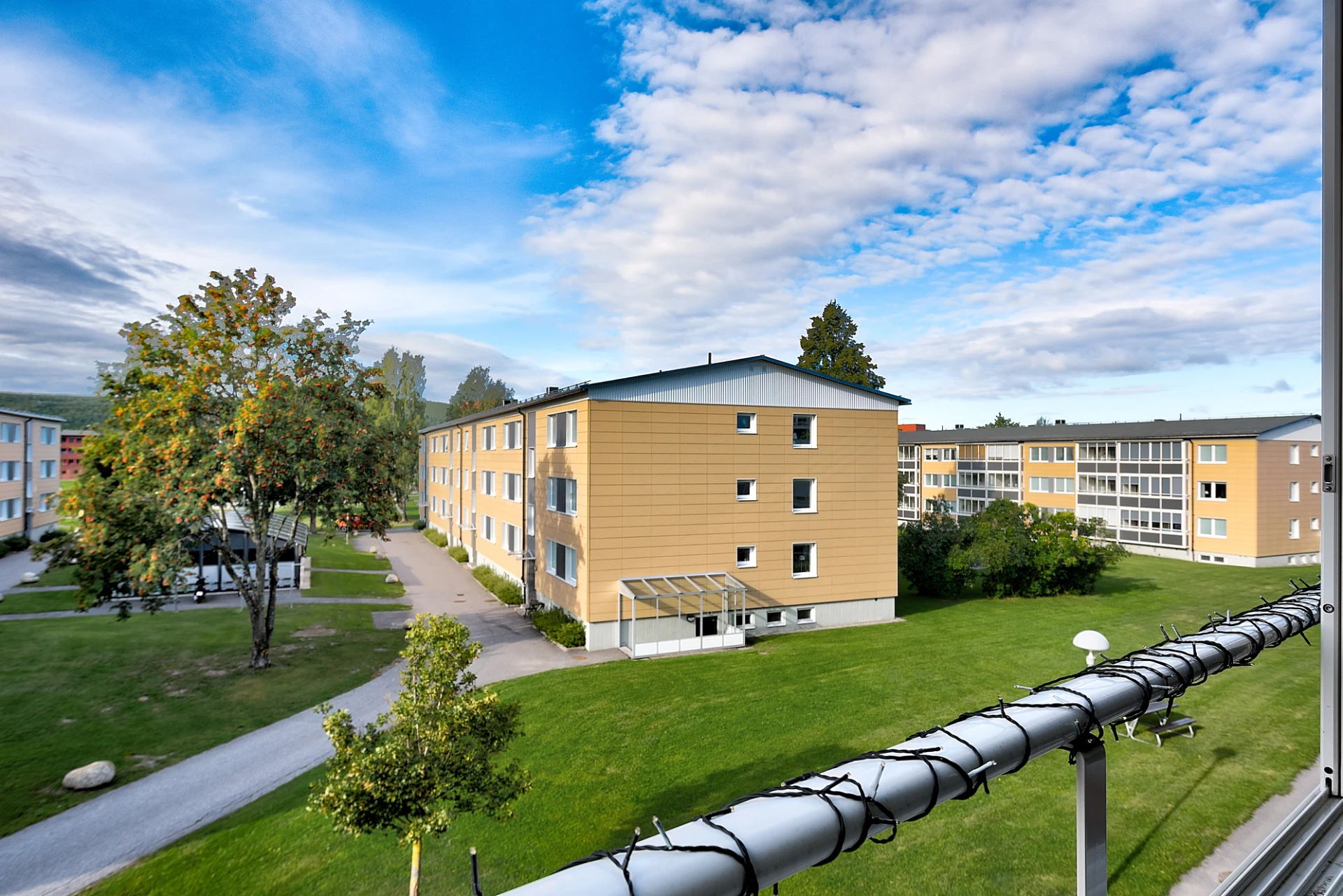 Utsikt från balkongen