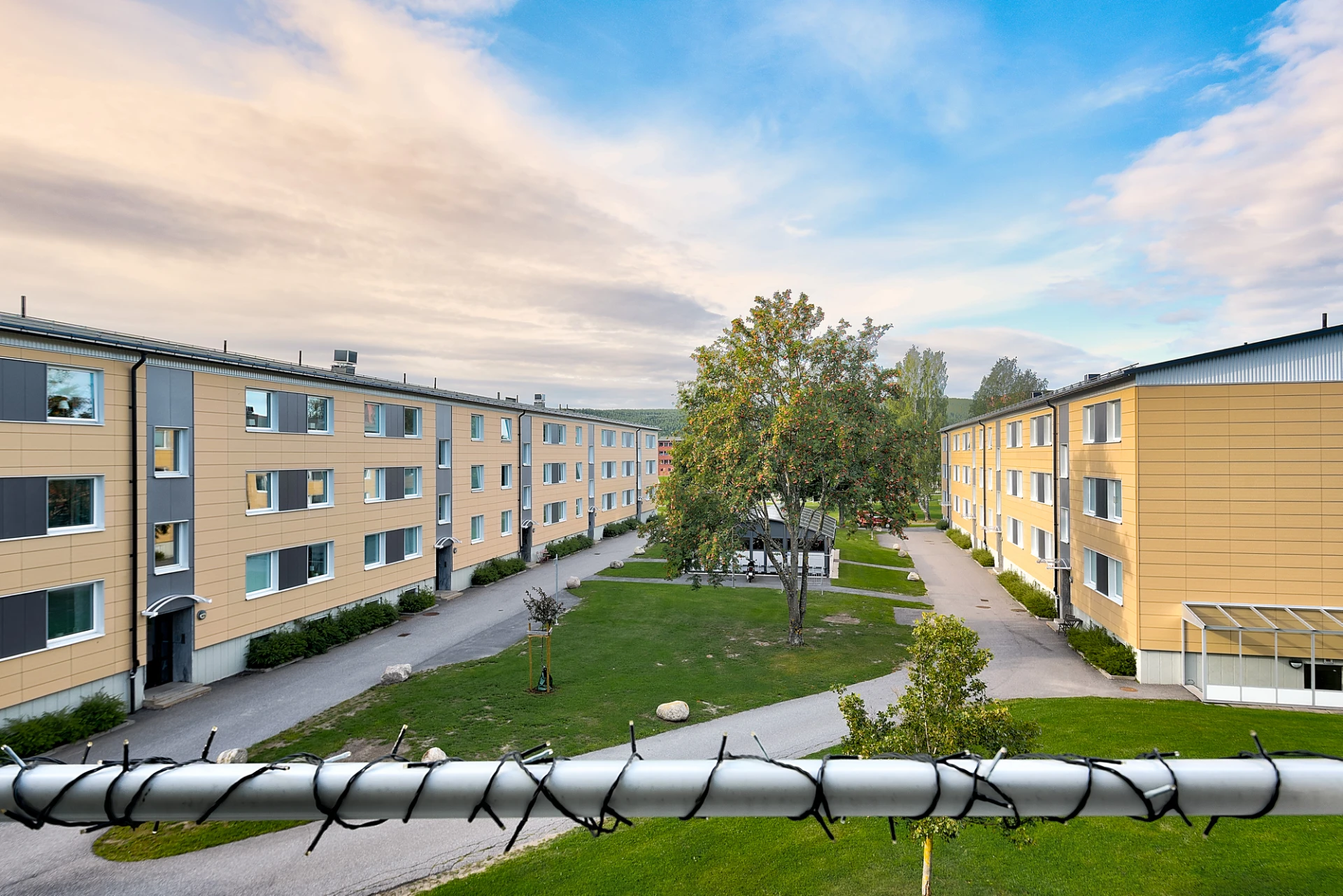 Utsikt från balkongen