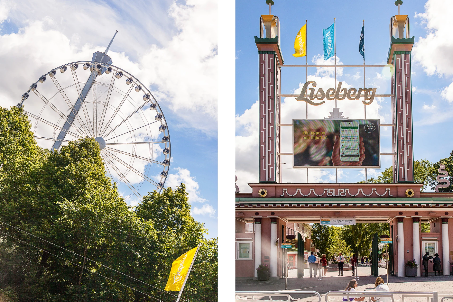 Liseberg på nära avstånd