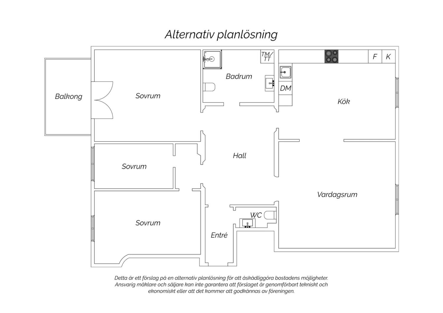 alternativ planlösning