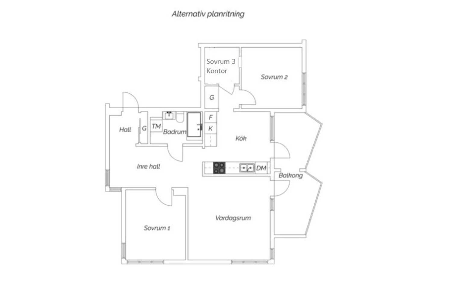 Alternativ planlösning