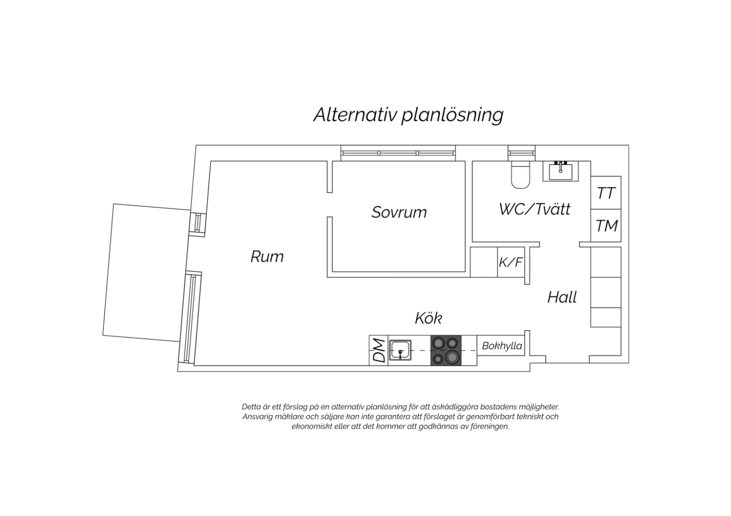 Alternativ planlösning