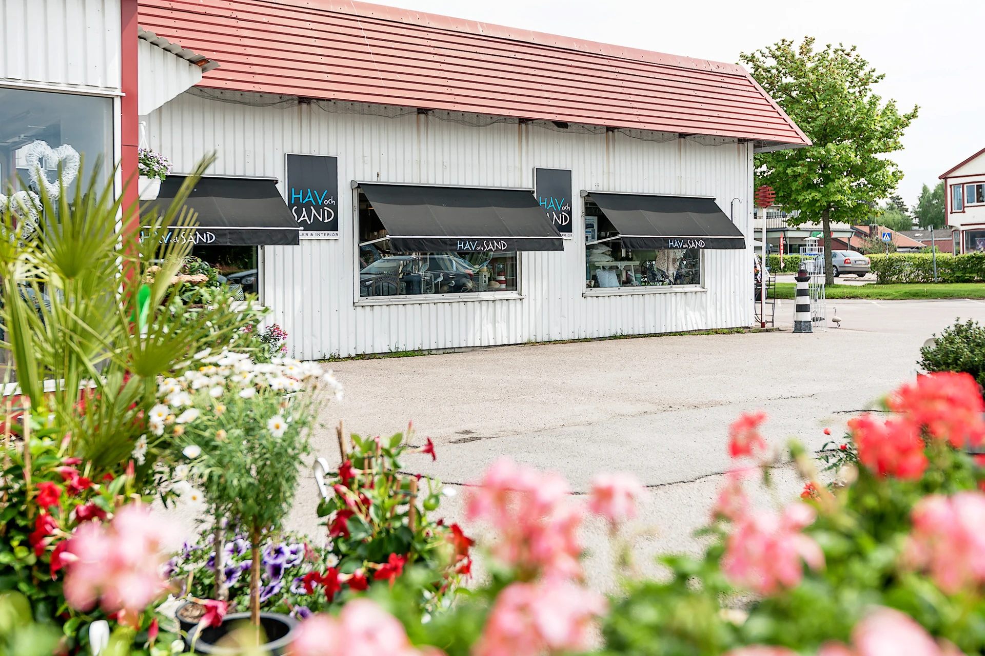 Mysiga butiker i Frillesås centrum