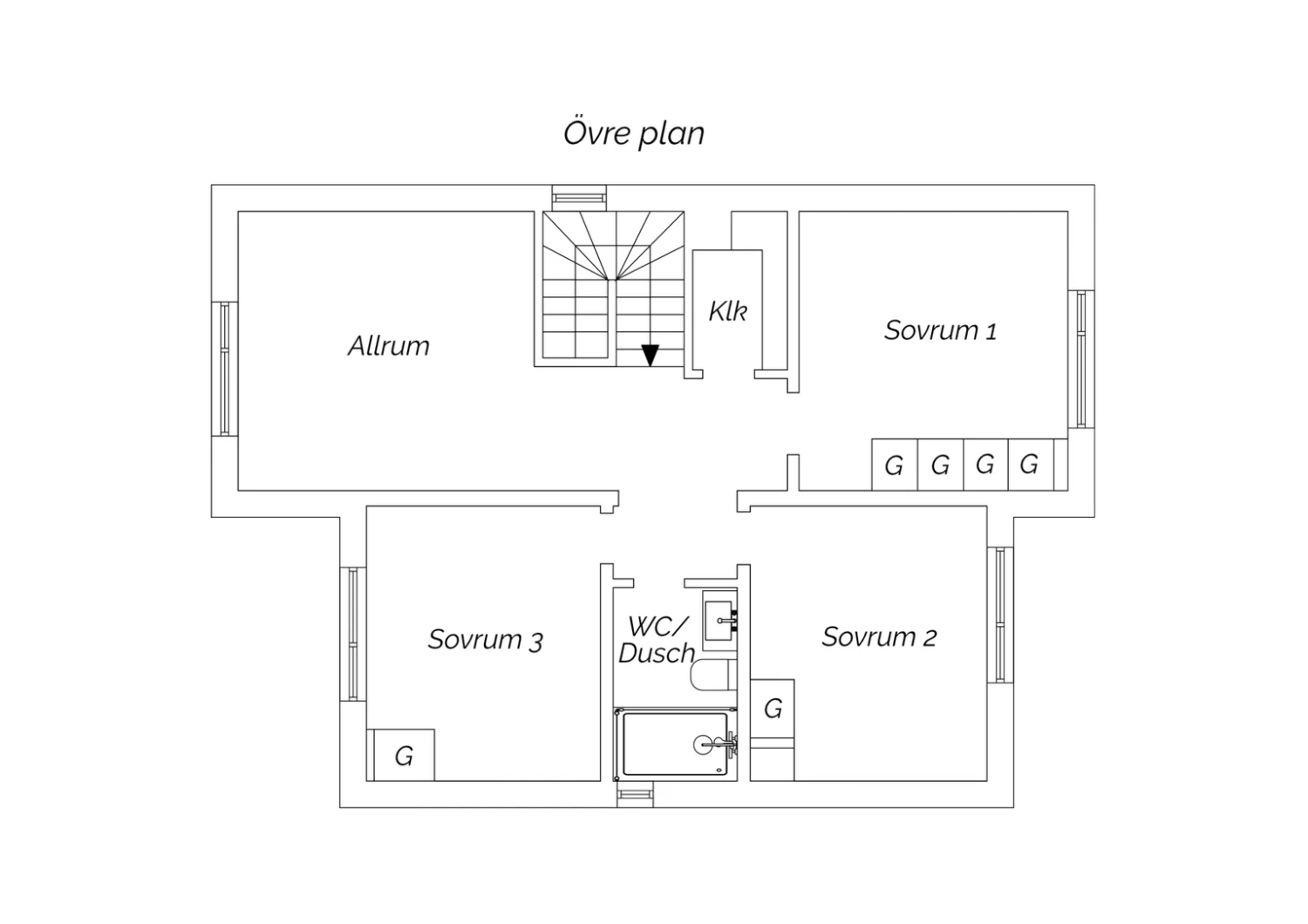 Övre plan