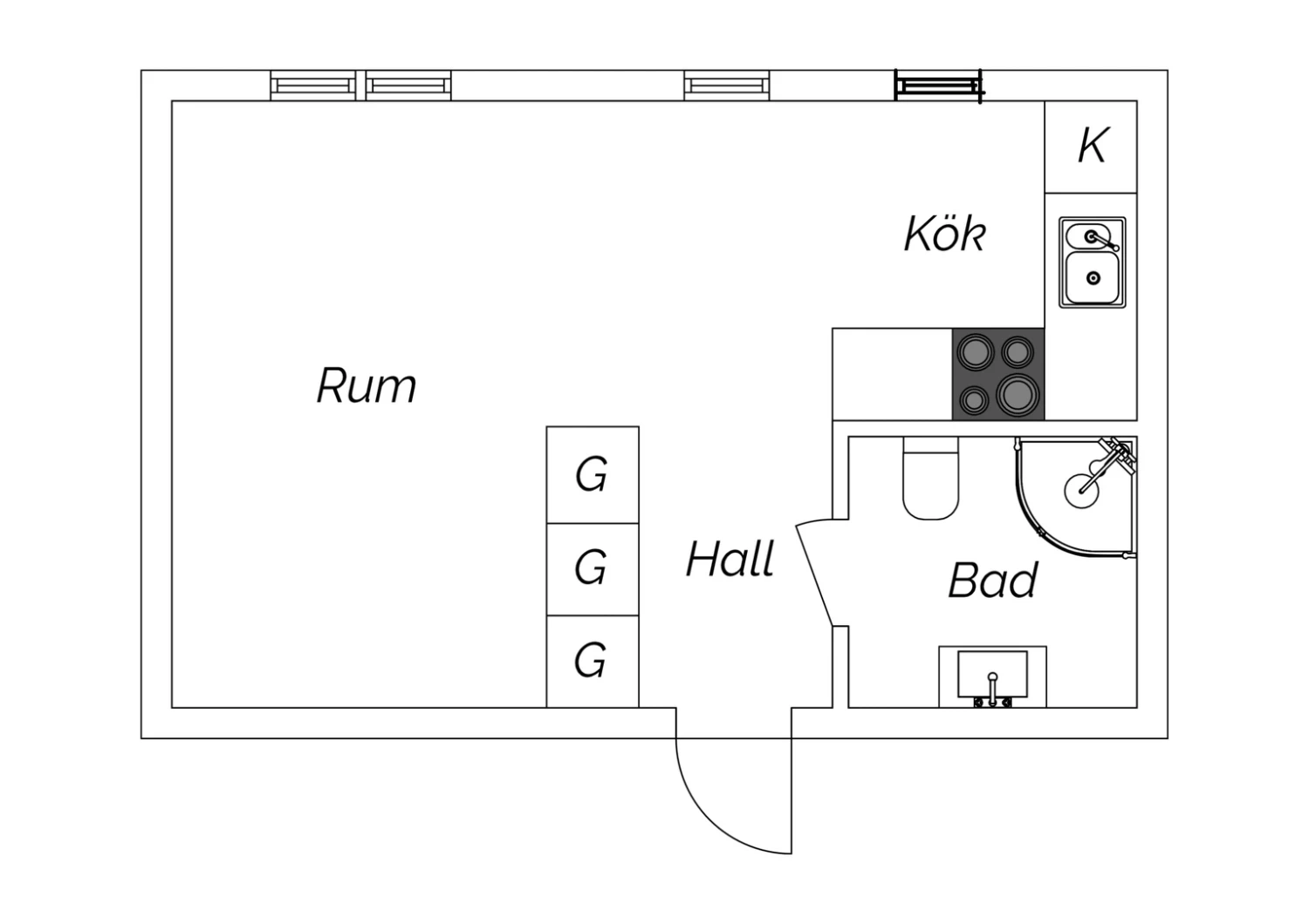 Planritning Midgårdsvägen 26