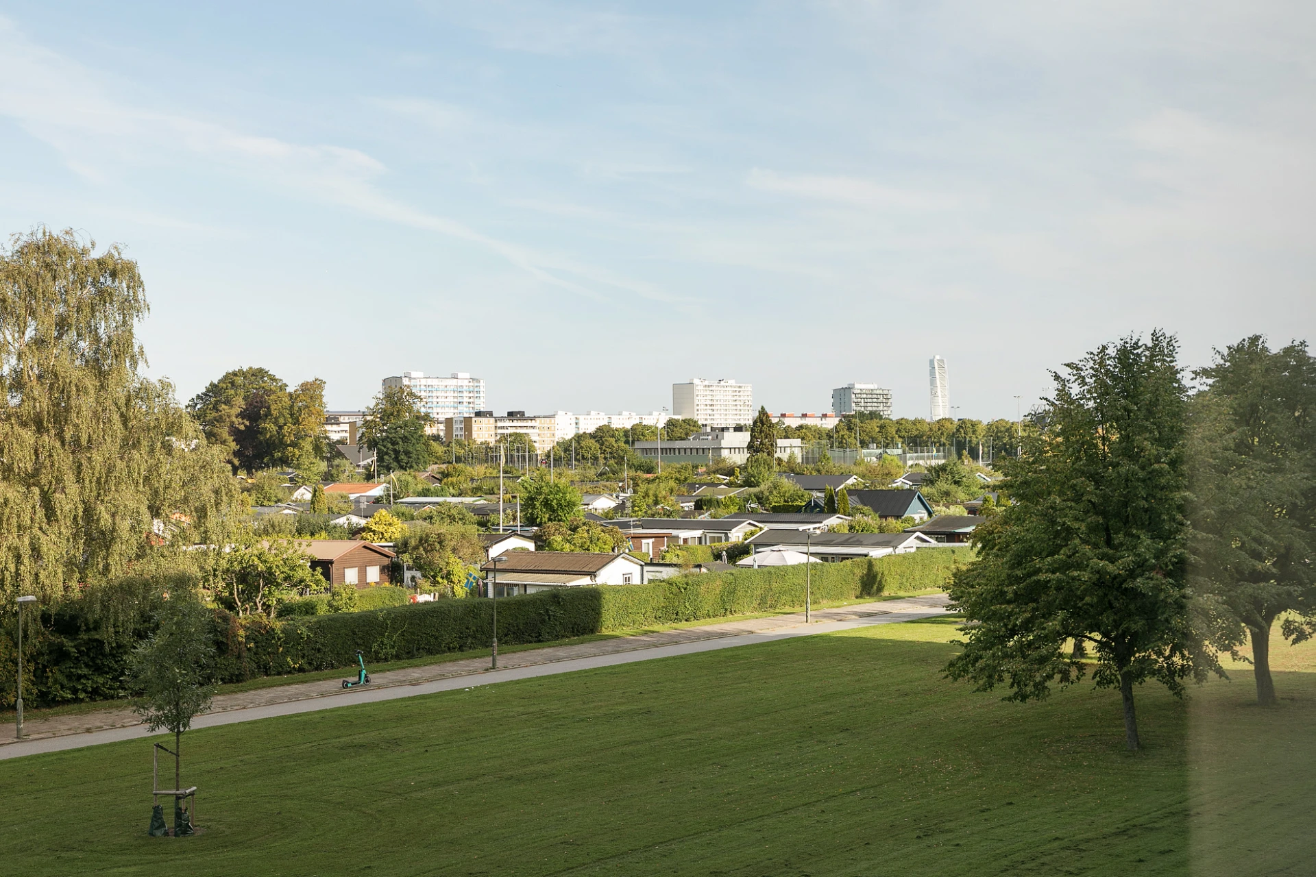 Utsikt över koloniområde