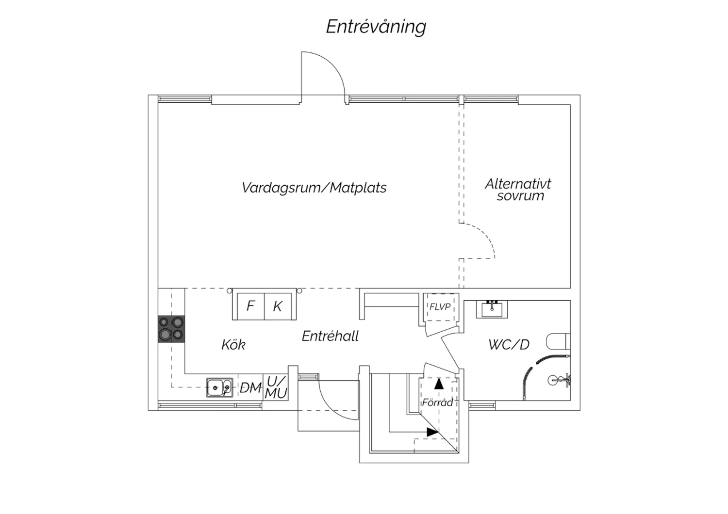 Alternativ planlösning