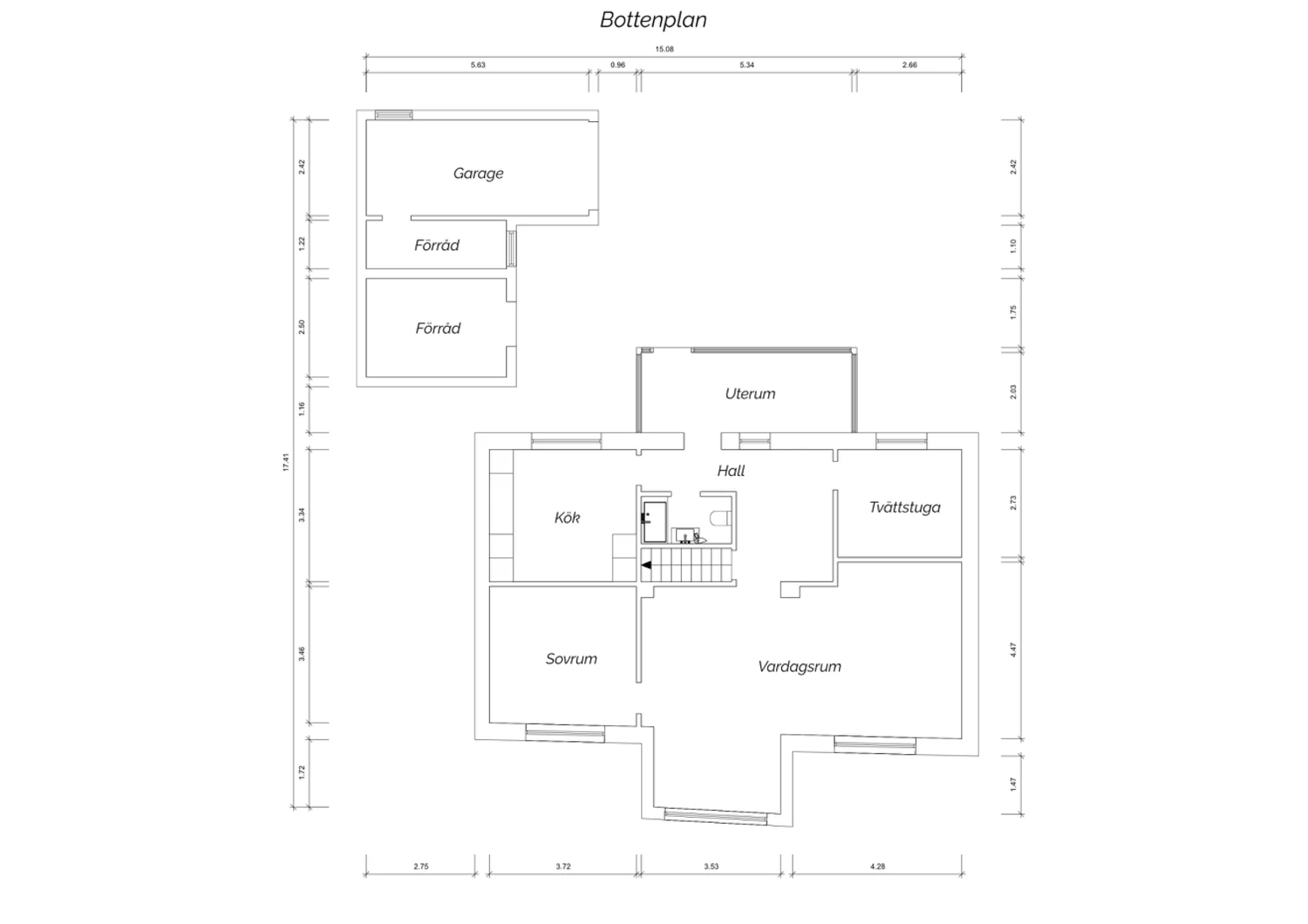 Plan 1 Storgatan 11