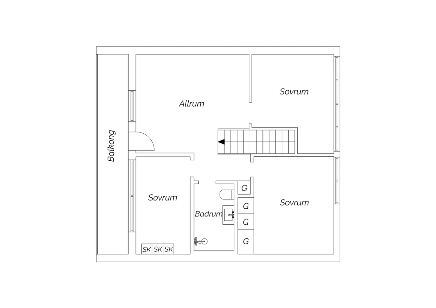 Övre plan