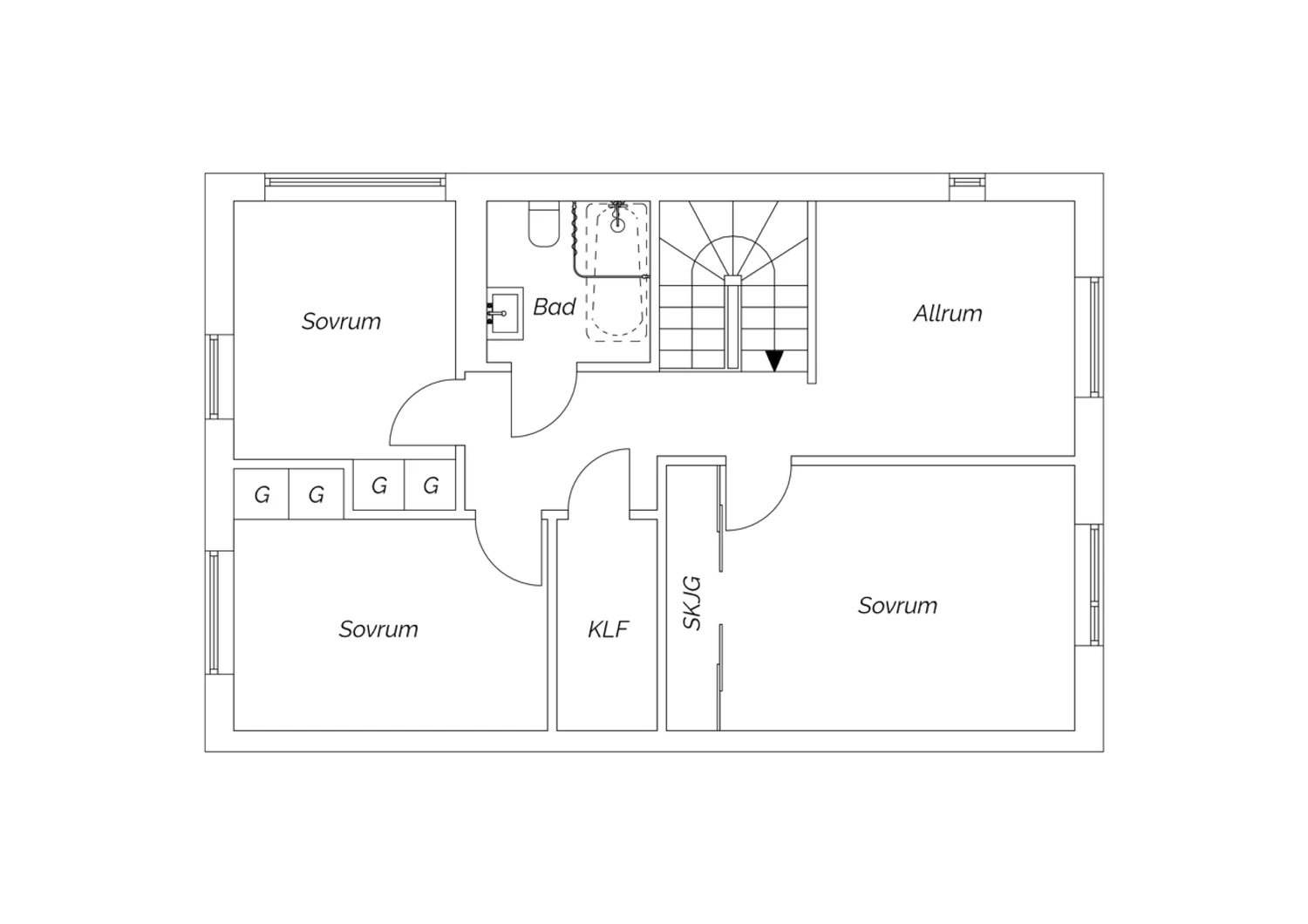 Svea Olofssons väg 25A Plan 2