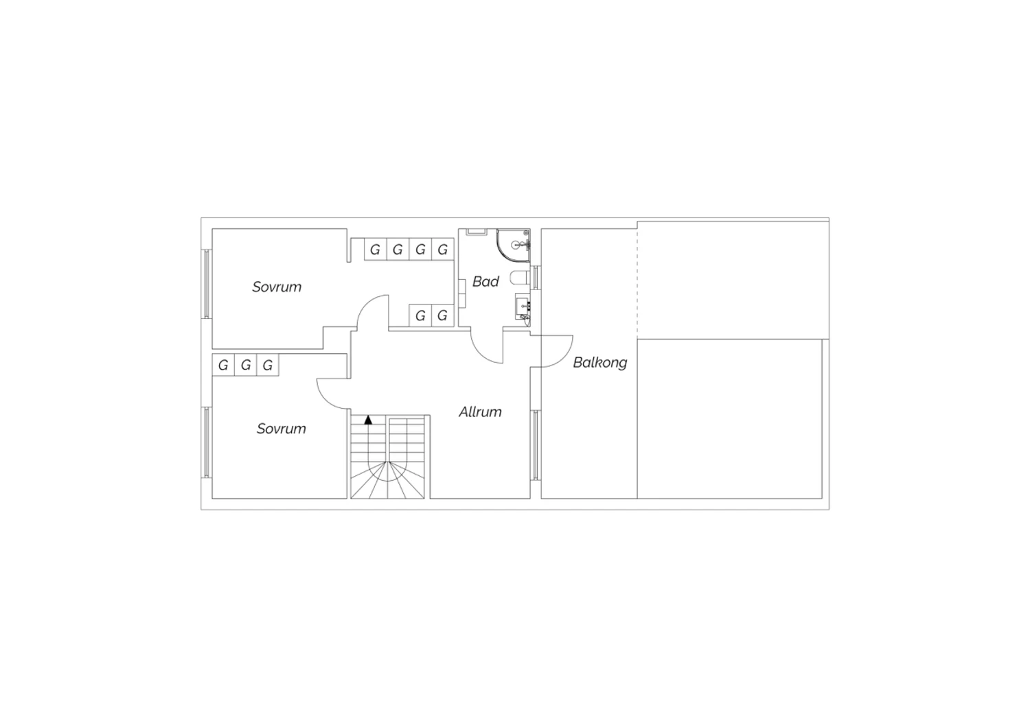 Plan 2 Maja Lisa Grönbergs väg 2B