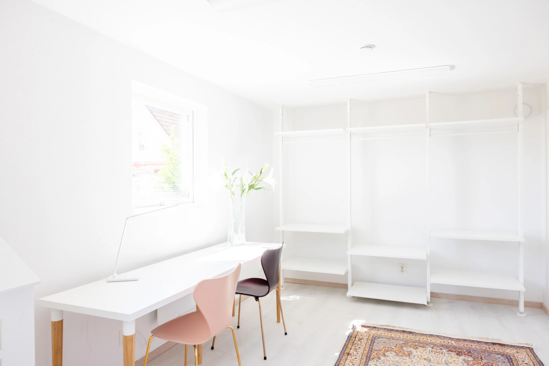Kontor i garagebyggnaden.