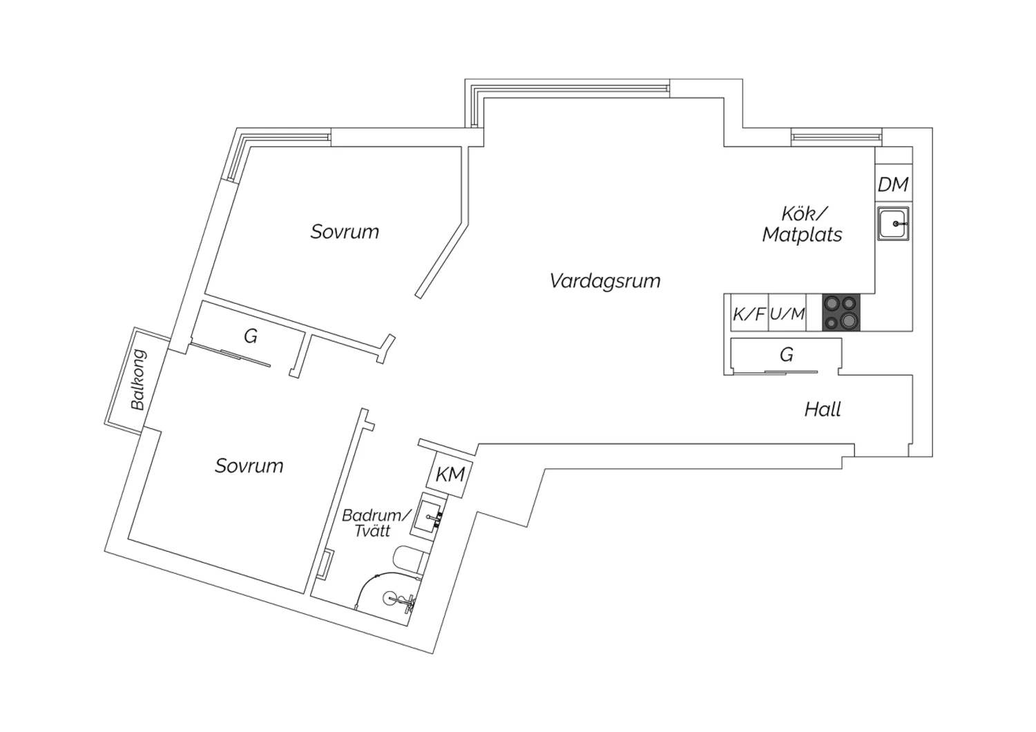 Planskiss Slottsgatan 24