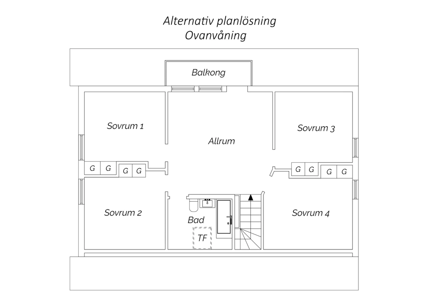 Alternativ planlösning