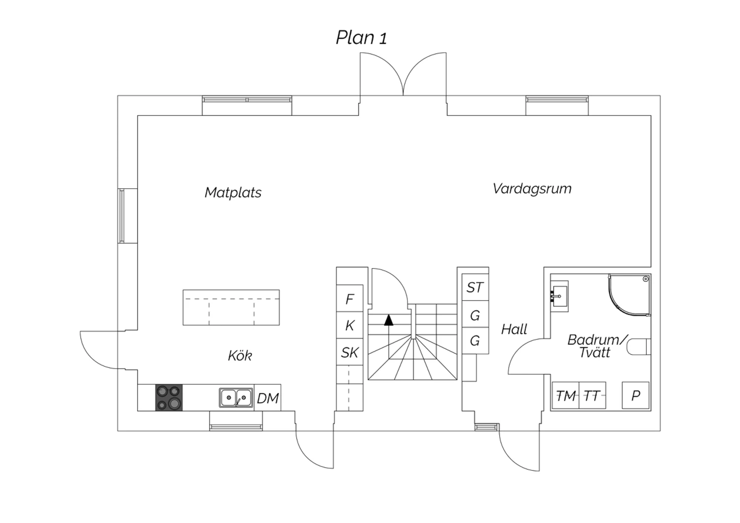 Rosmarinvägen 28 Plan 1