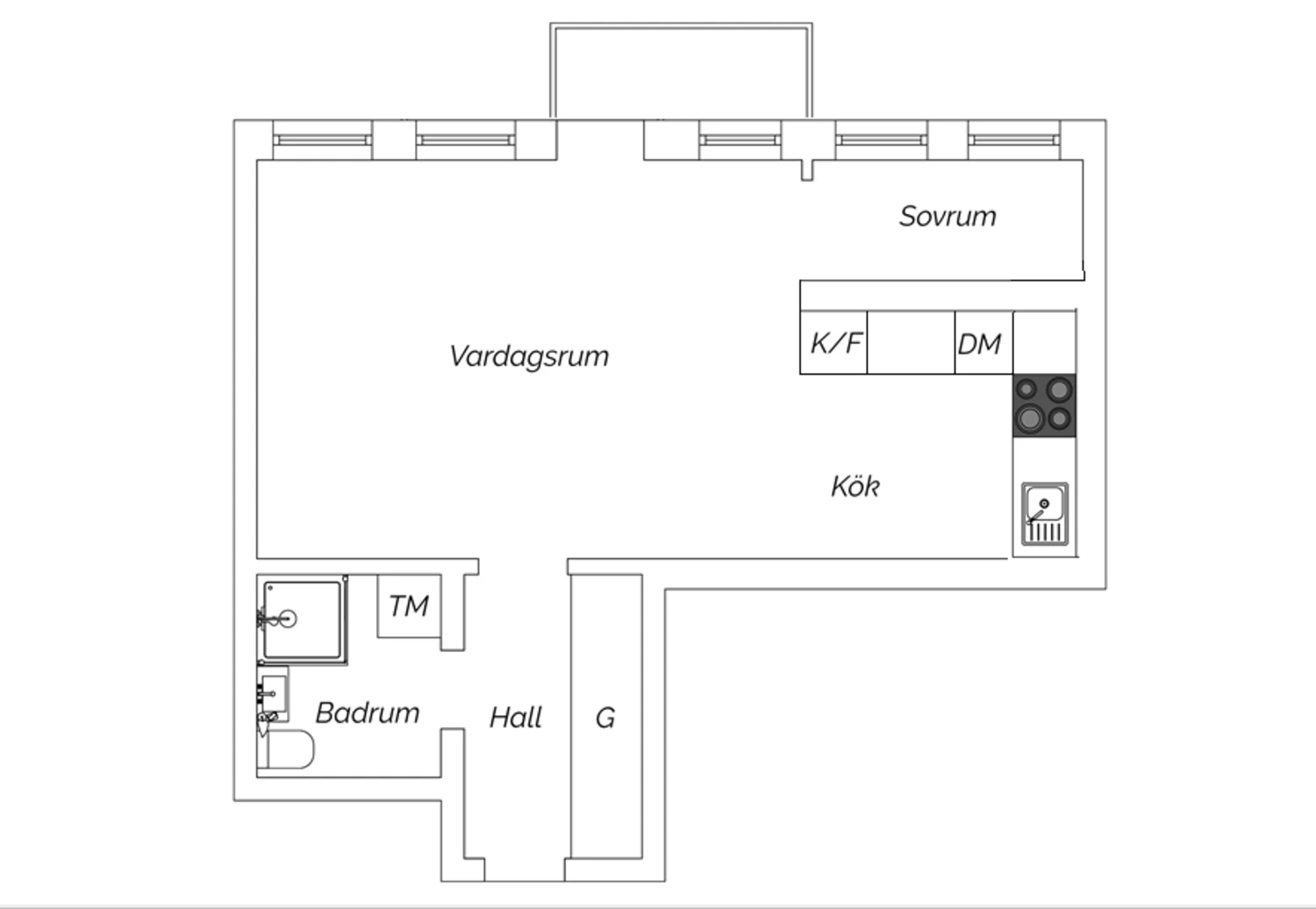 Alternativ planlösning 1