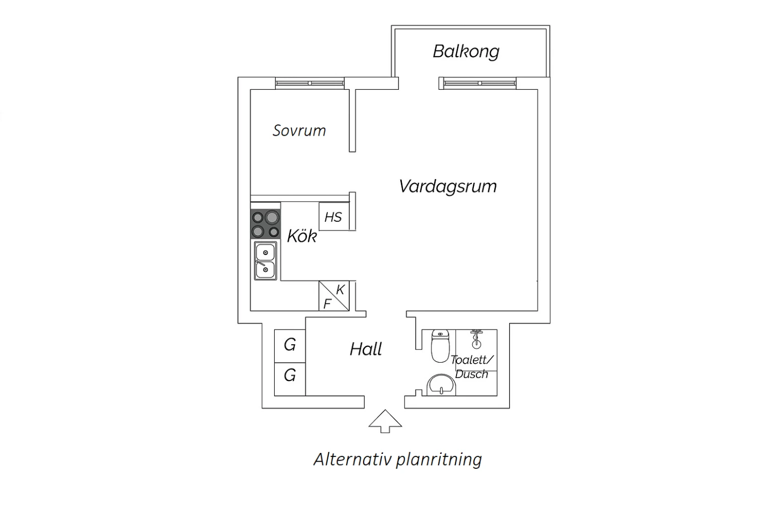 Alternativ Planritning