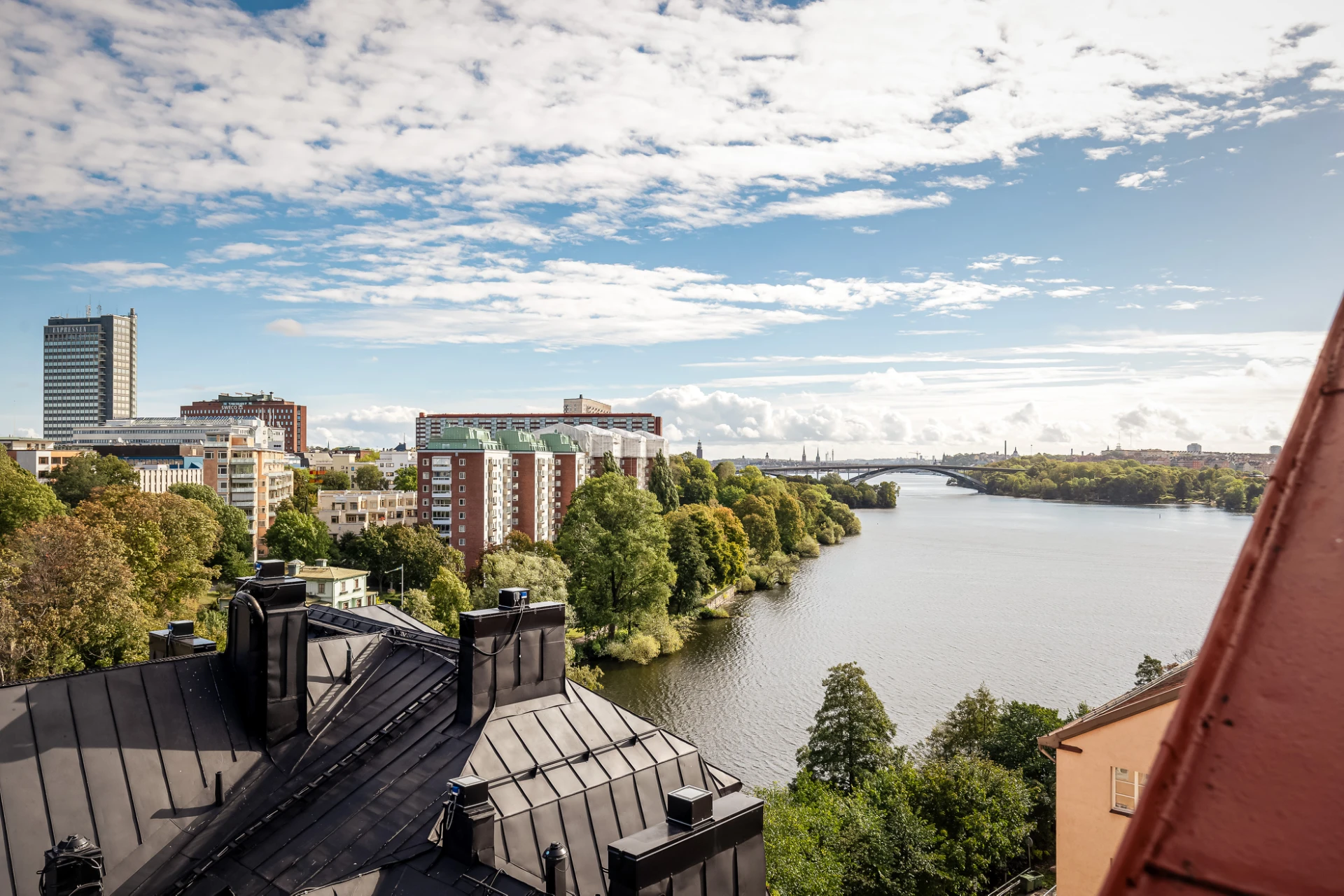 Från föreningens takterrass