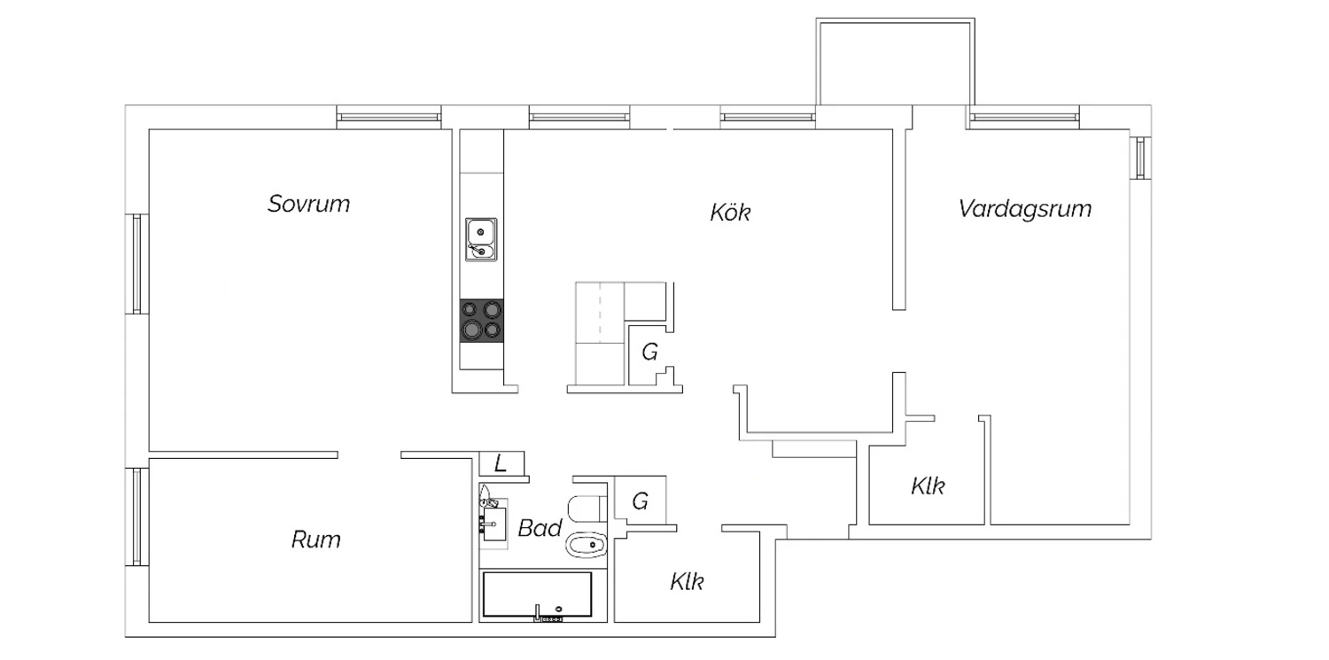 Alternativ planritning