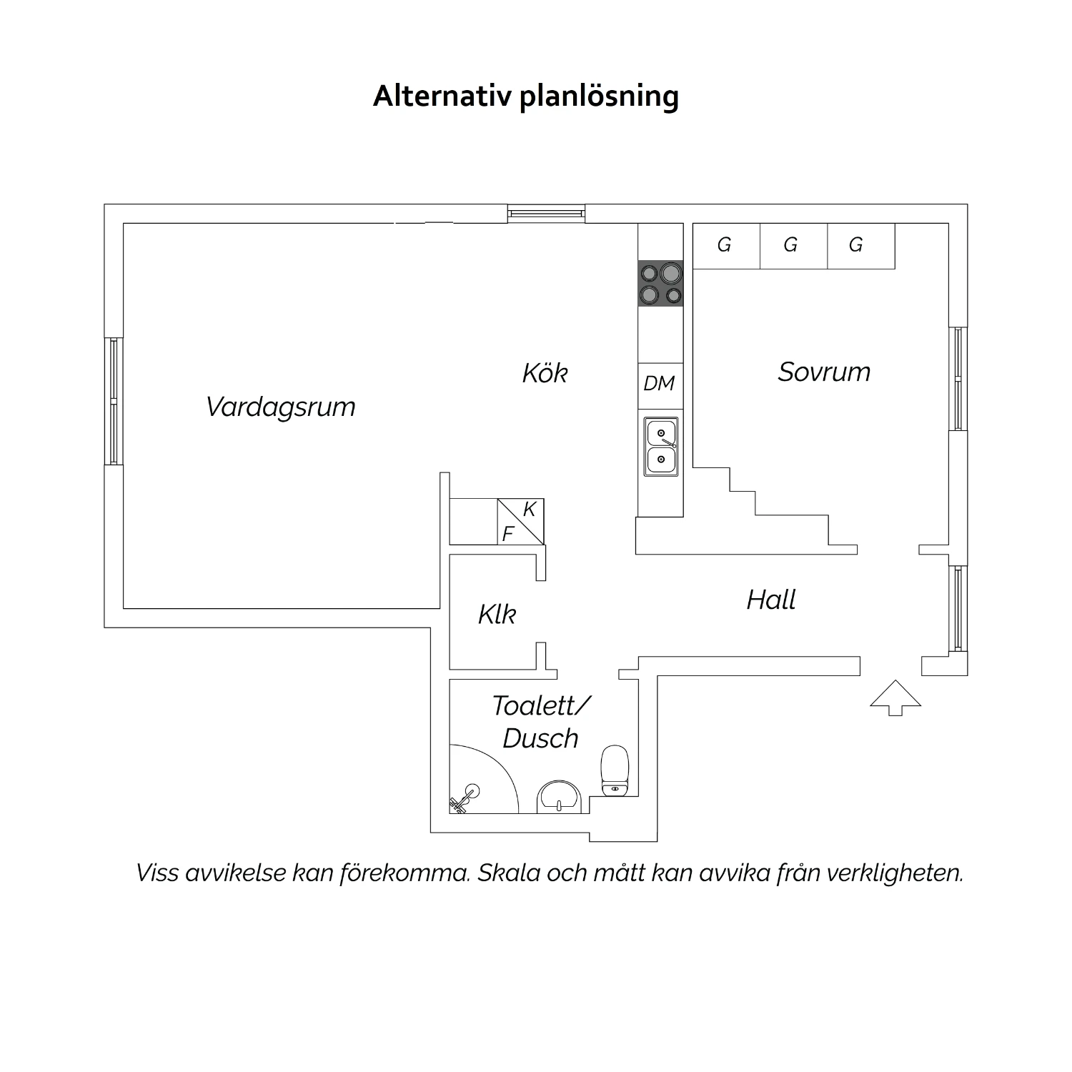 Alternativ planlösning