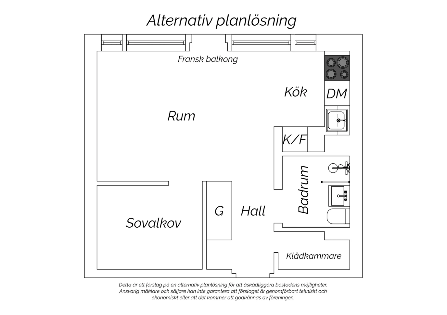 Alternativ planritning