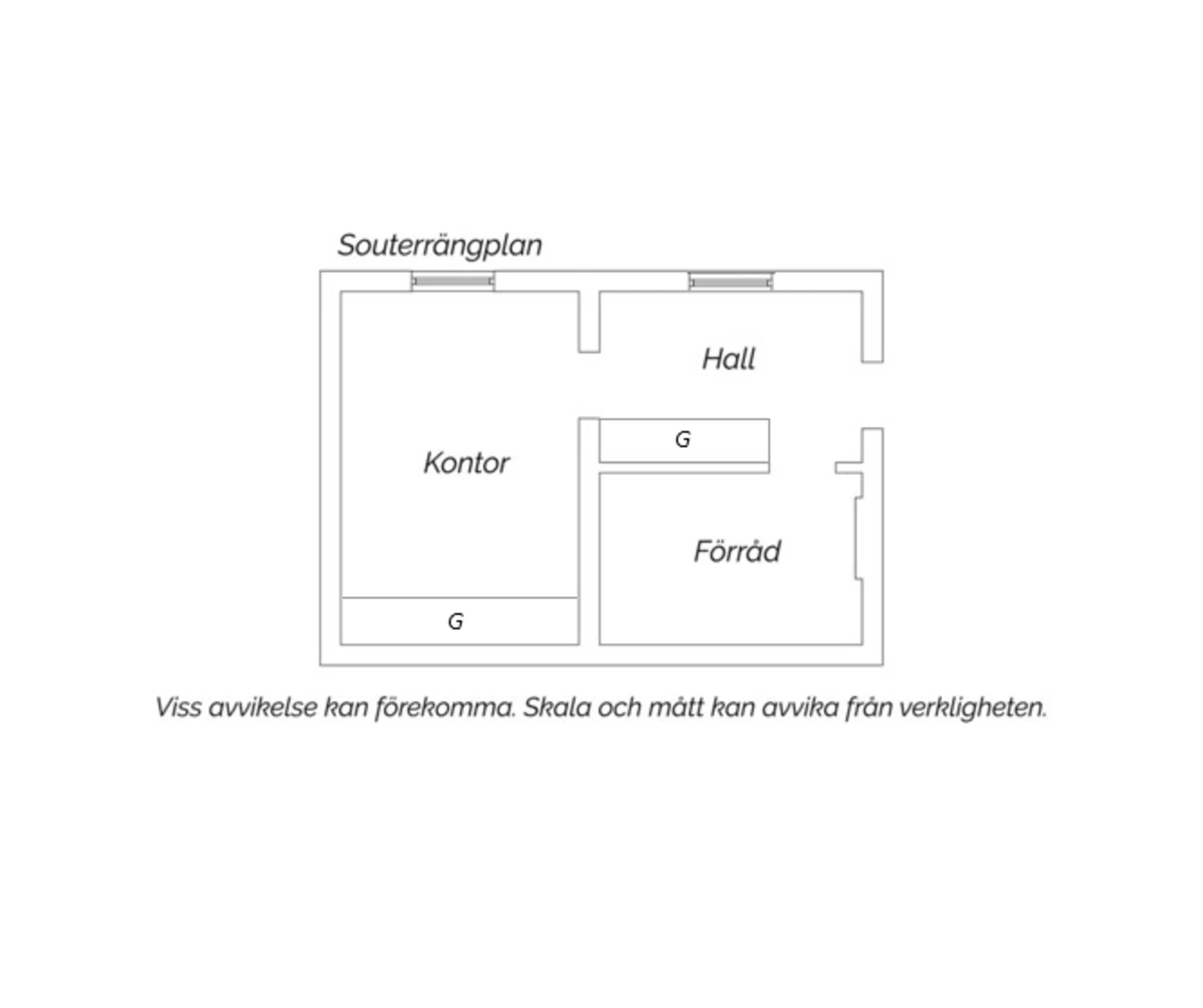 Souterrängplan