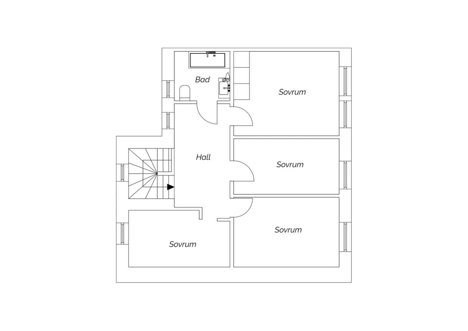 Övre plan