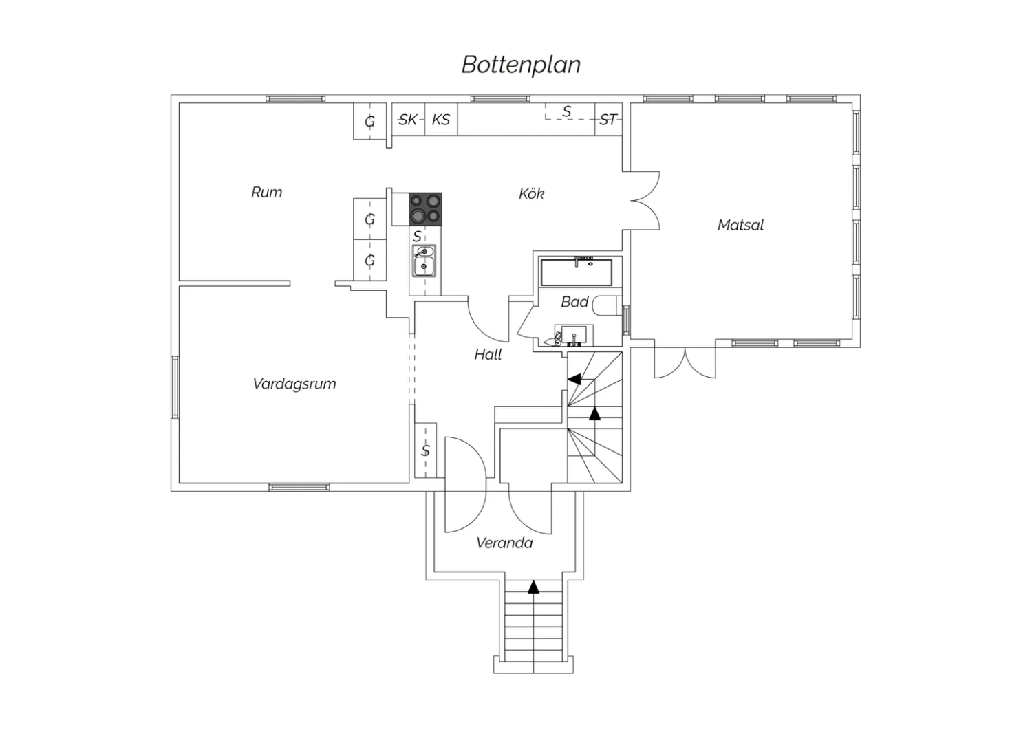 Planlösning Entréplan