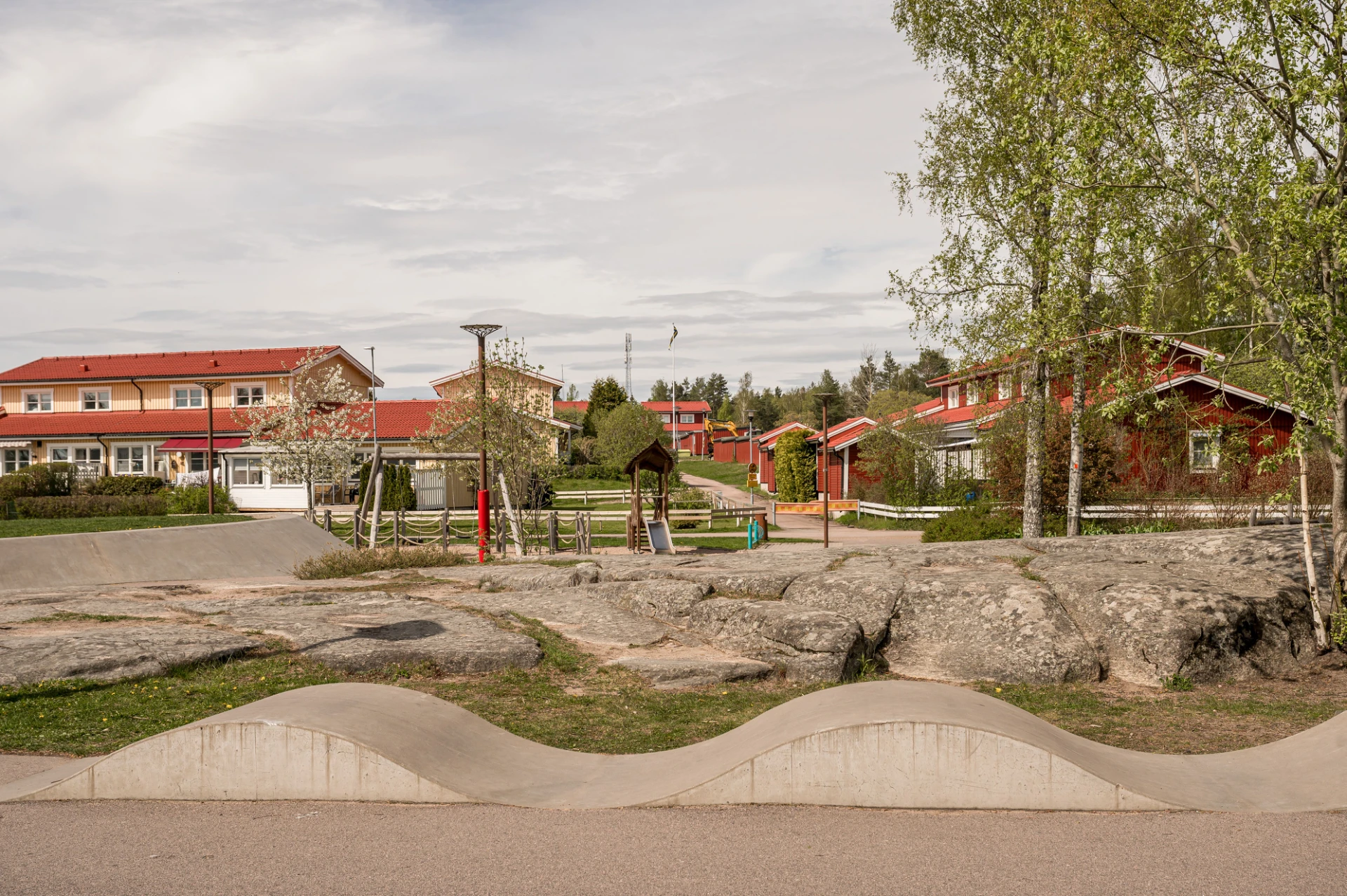 Lekplats i området