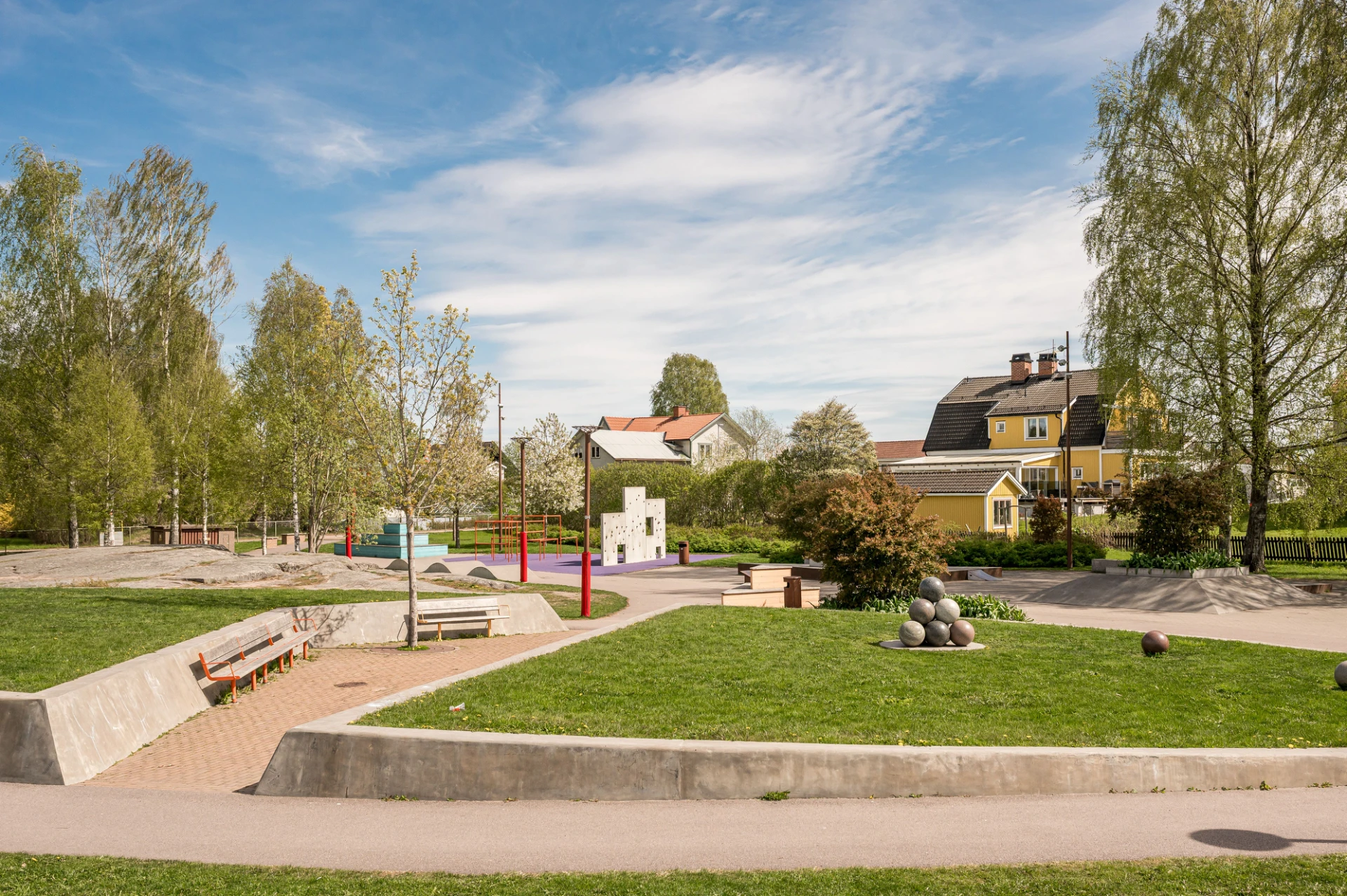 Lekplats i området