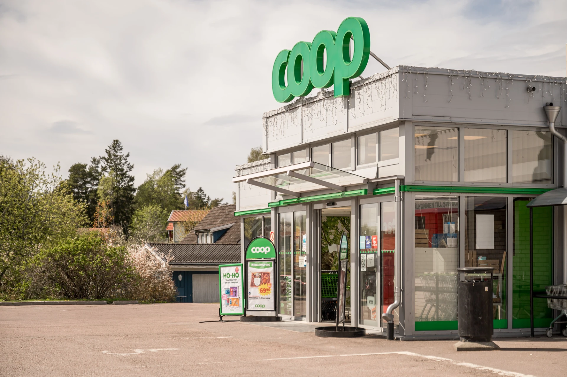 Matbutik i området