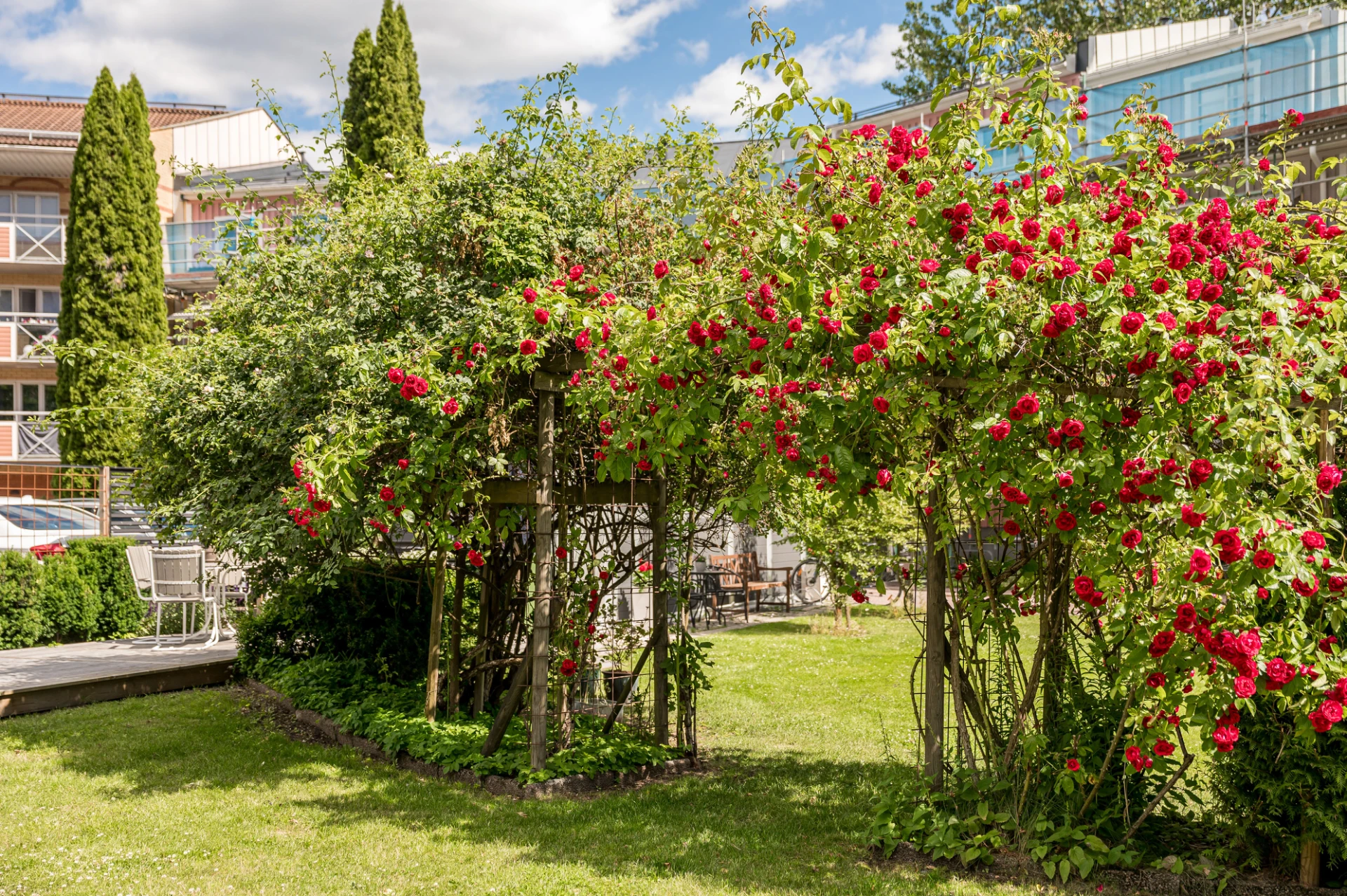 Föreningens gemensamma innergård