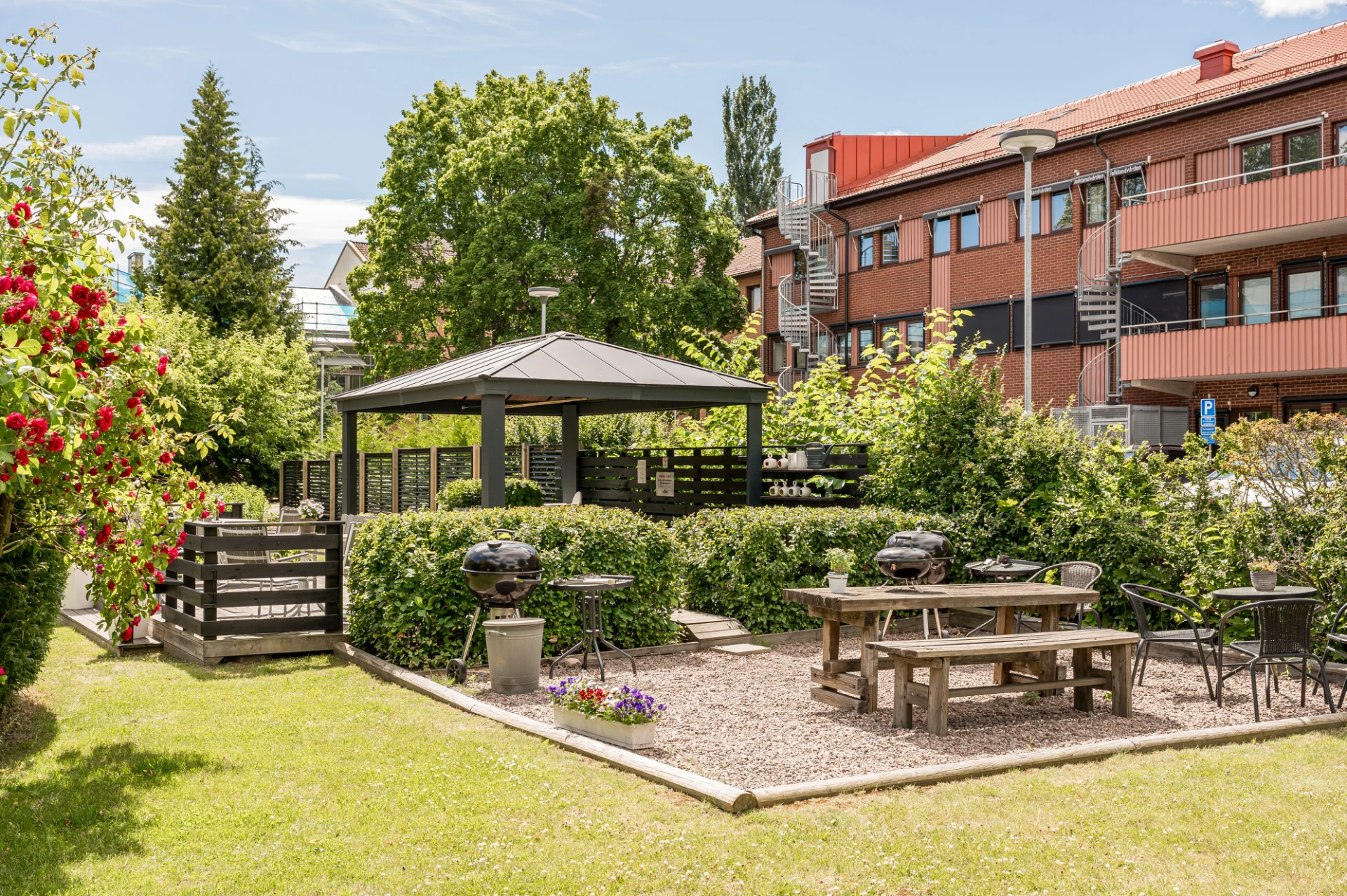 Föreningens gemensamma innergård