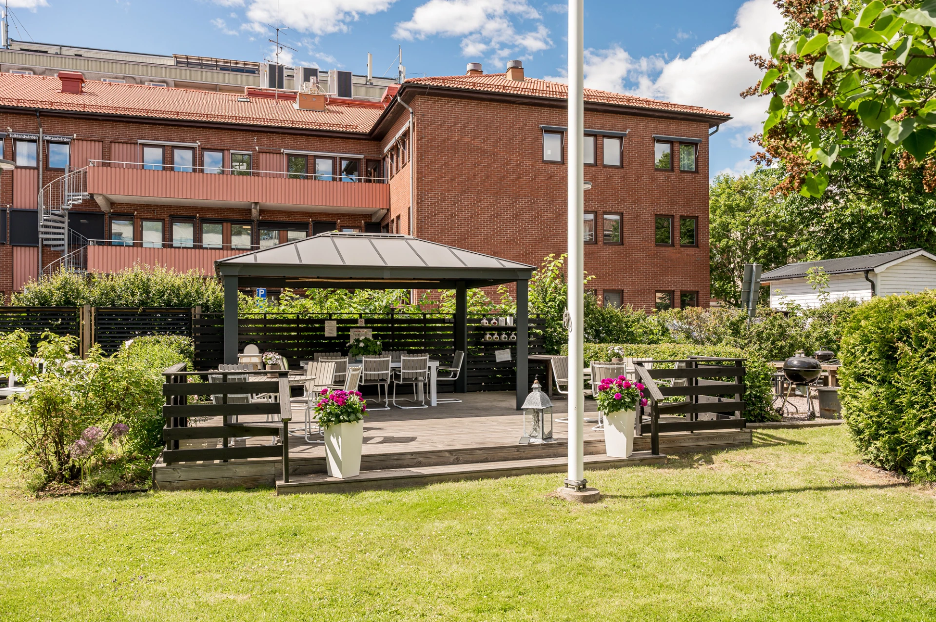 Föreningens gemensamma innergård