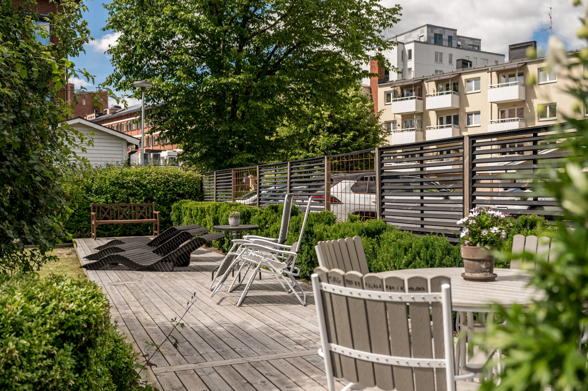 Föreningens gemensamma innergård