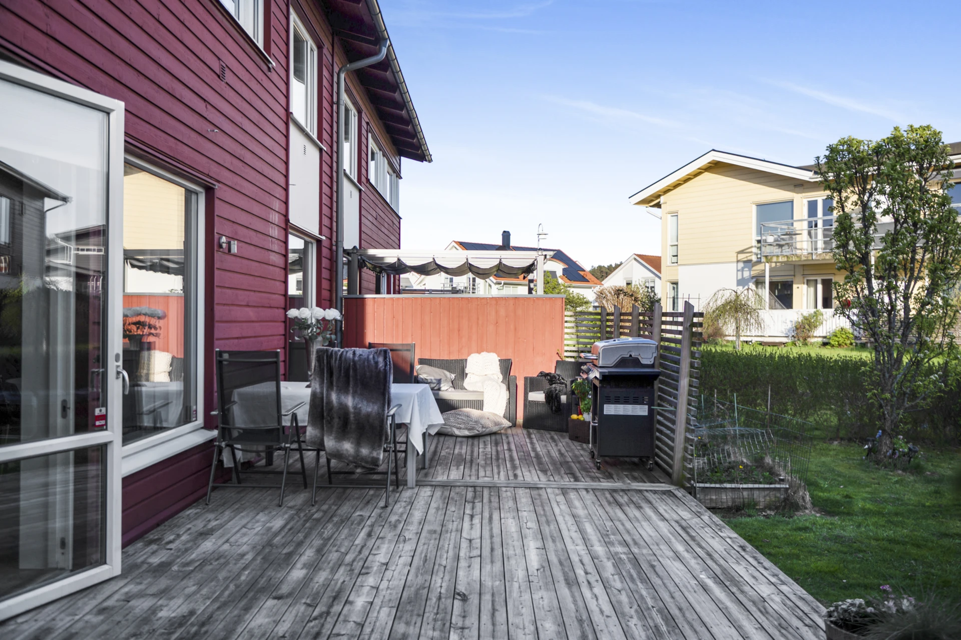 Även sent på kvällen kan du sola