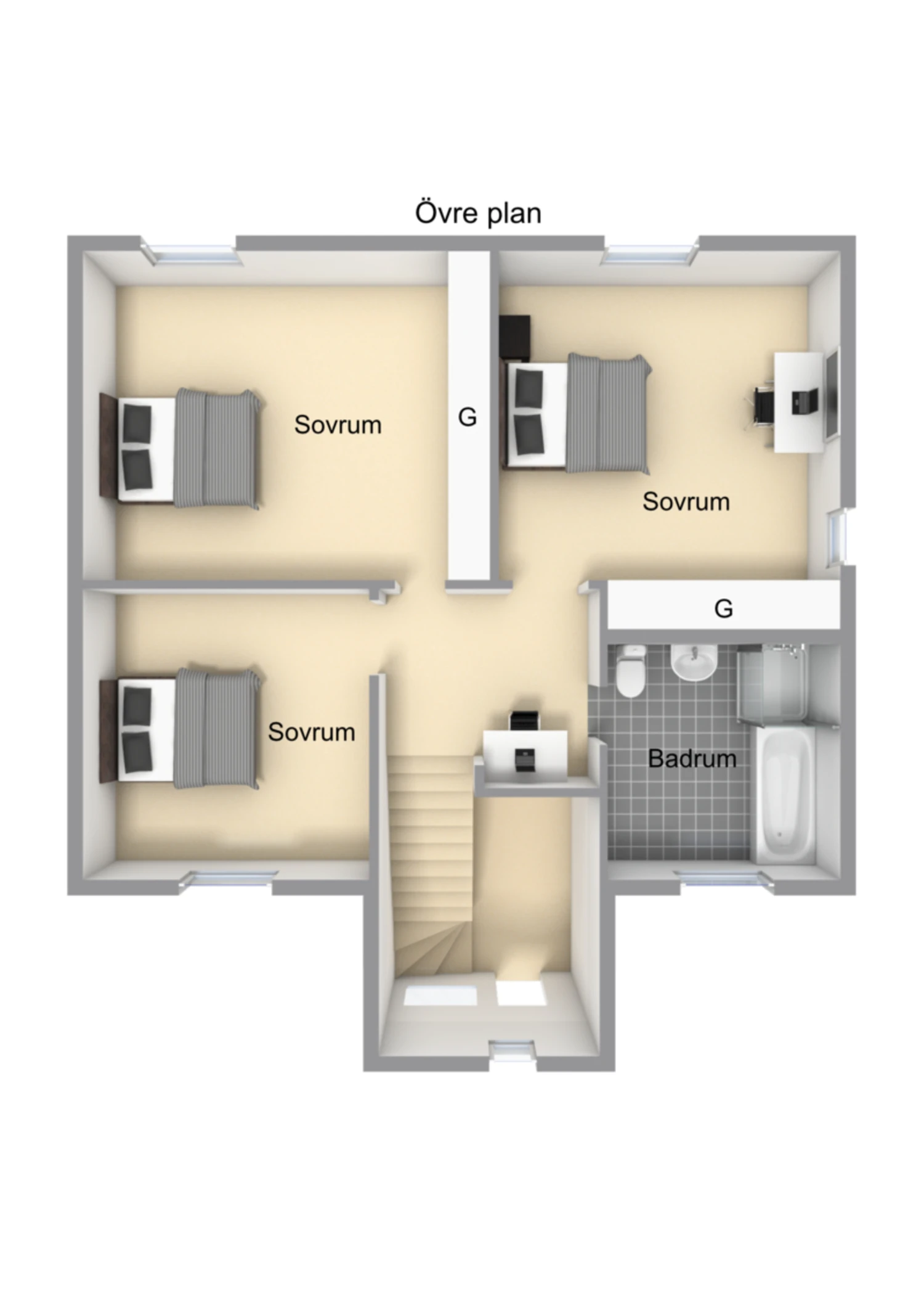 Övre plan