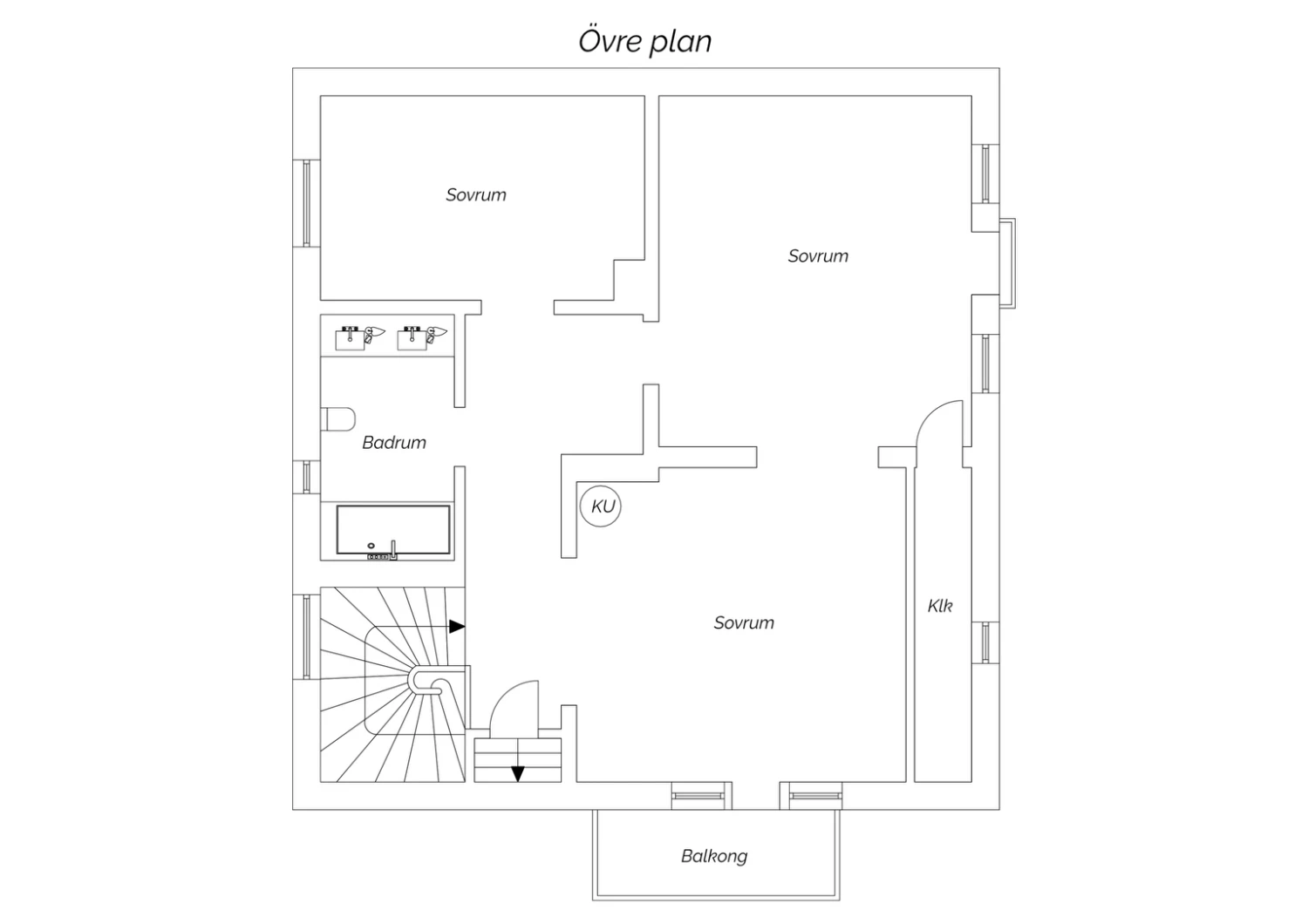 Övre plan