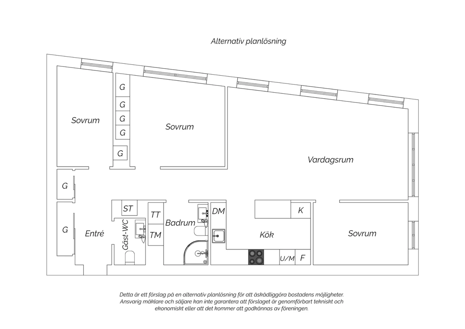 Alternativ planlösning