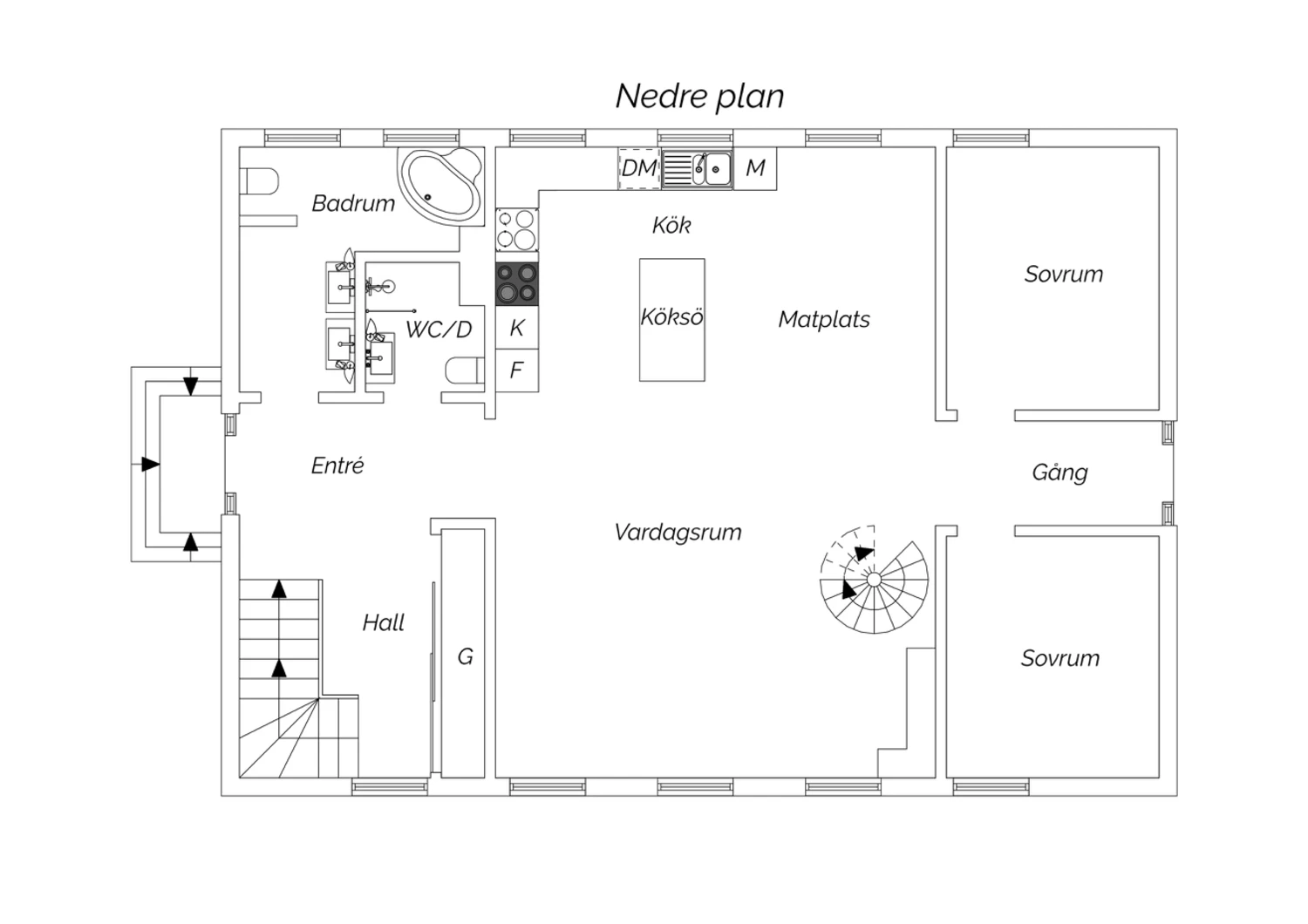Nedre plan