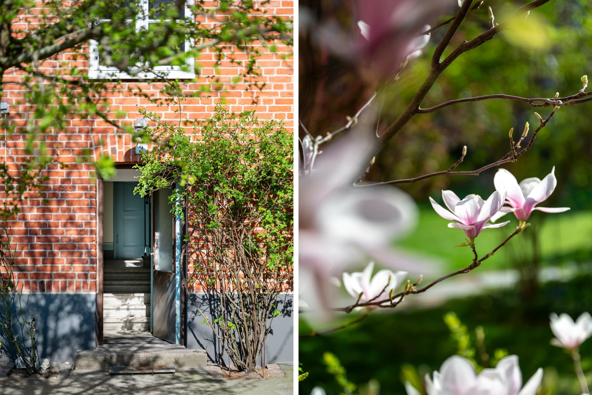 Vår på innergården