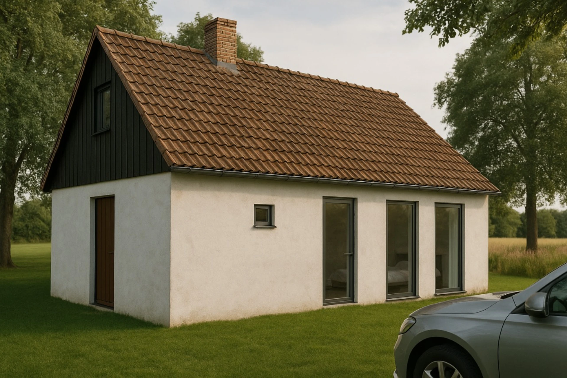 Illustration från säljare, förslag på renovering