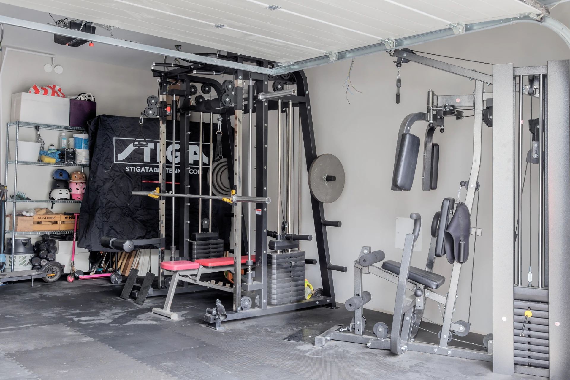 Gym i garaget