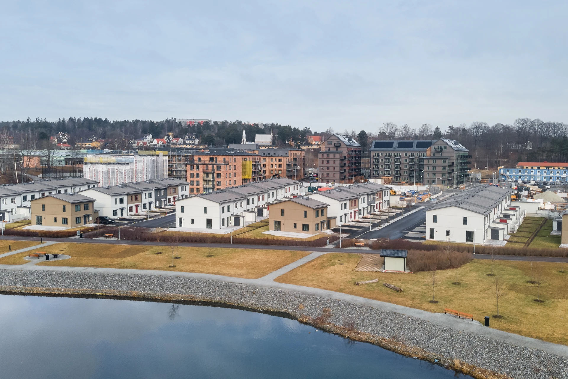 Gavelläge mot Mälarens inlopp