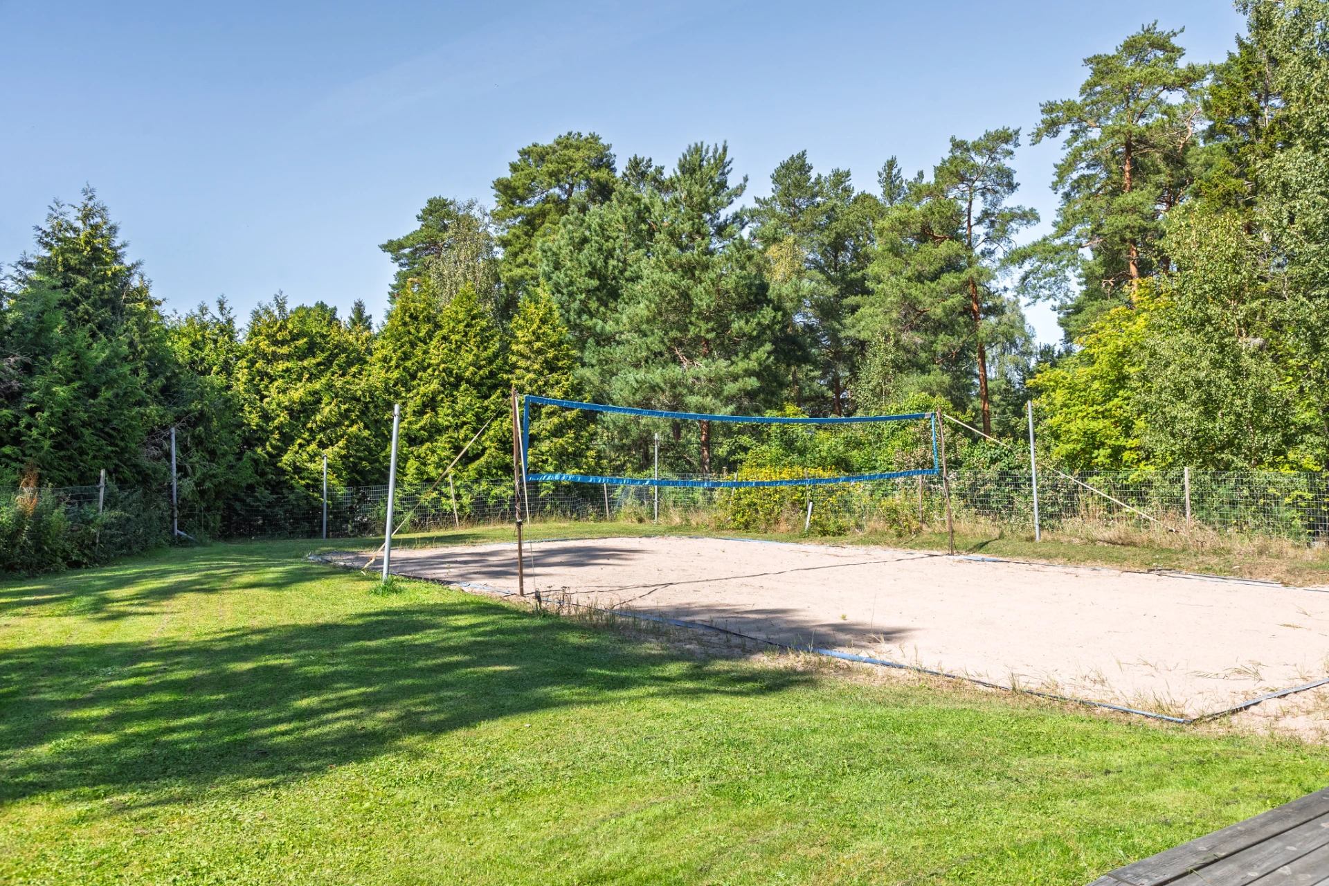 Egen beachvolleyplan