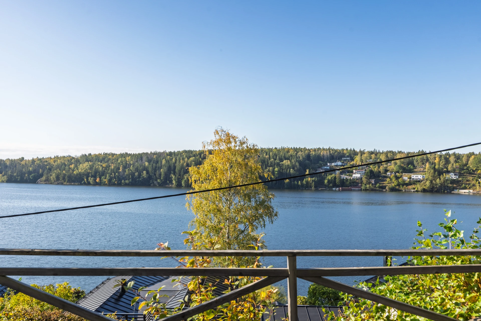 Utsikt övre altan