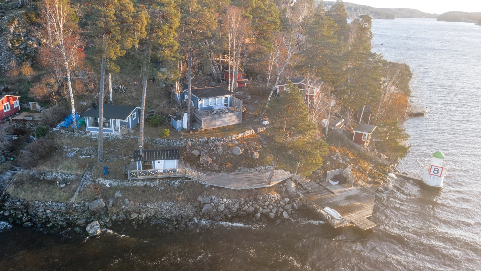 Strandläge på udden