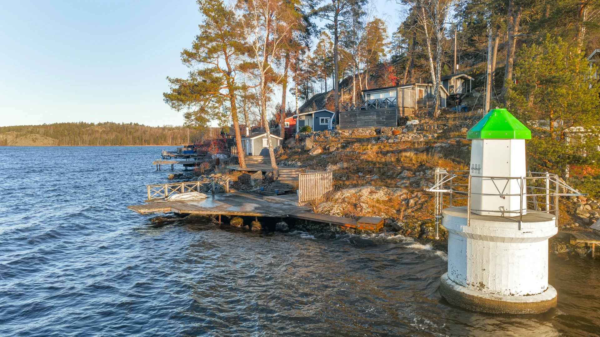 Strandläge på udden