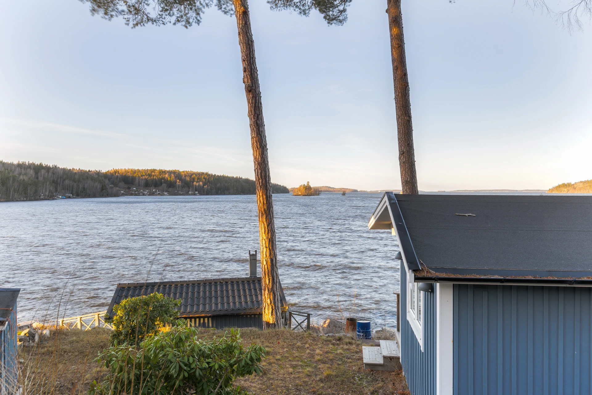 Strandläge på udden